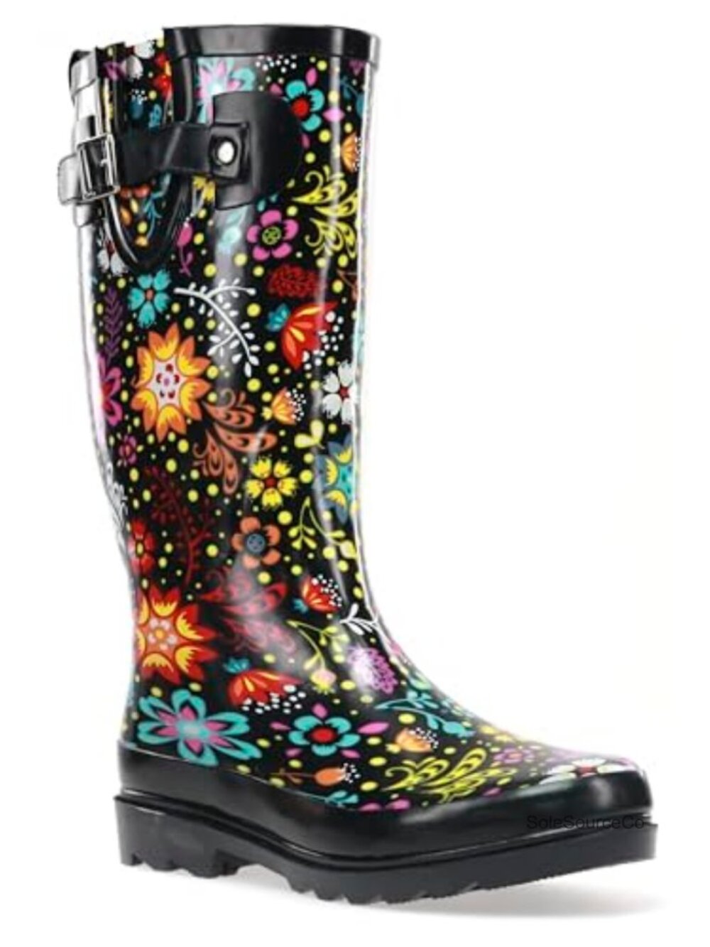 Women's Waterproof Knee-High Rain Boots Rubber Tall Garden Shoes